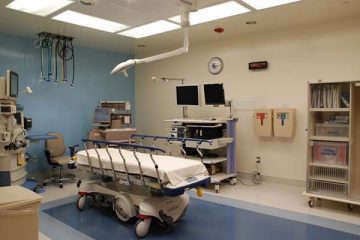 Procedure room in the Tidwell Procedure Center